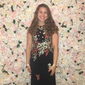 Jovani Floral Gown